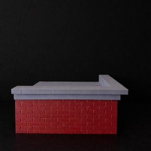 Diorama sur le toit | 2,75 pouces de hauteur | 6 x 6 pouces de largeur