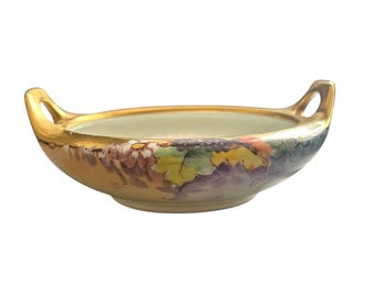 Handpainted Porcelain Bowl - Czechoslovakian Early 1922