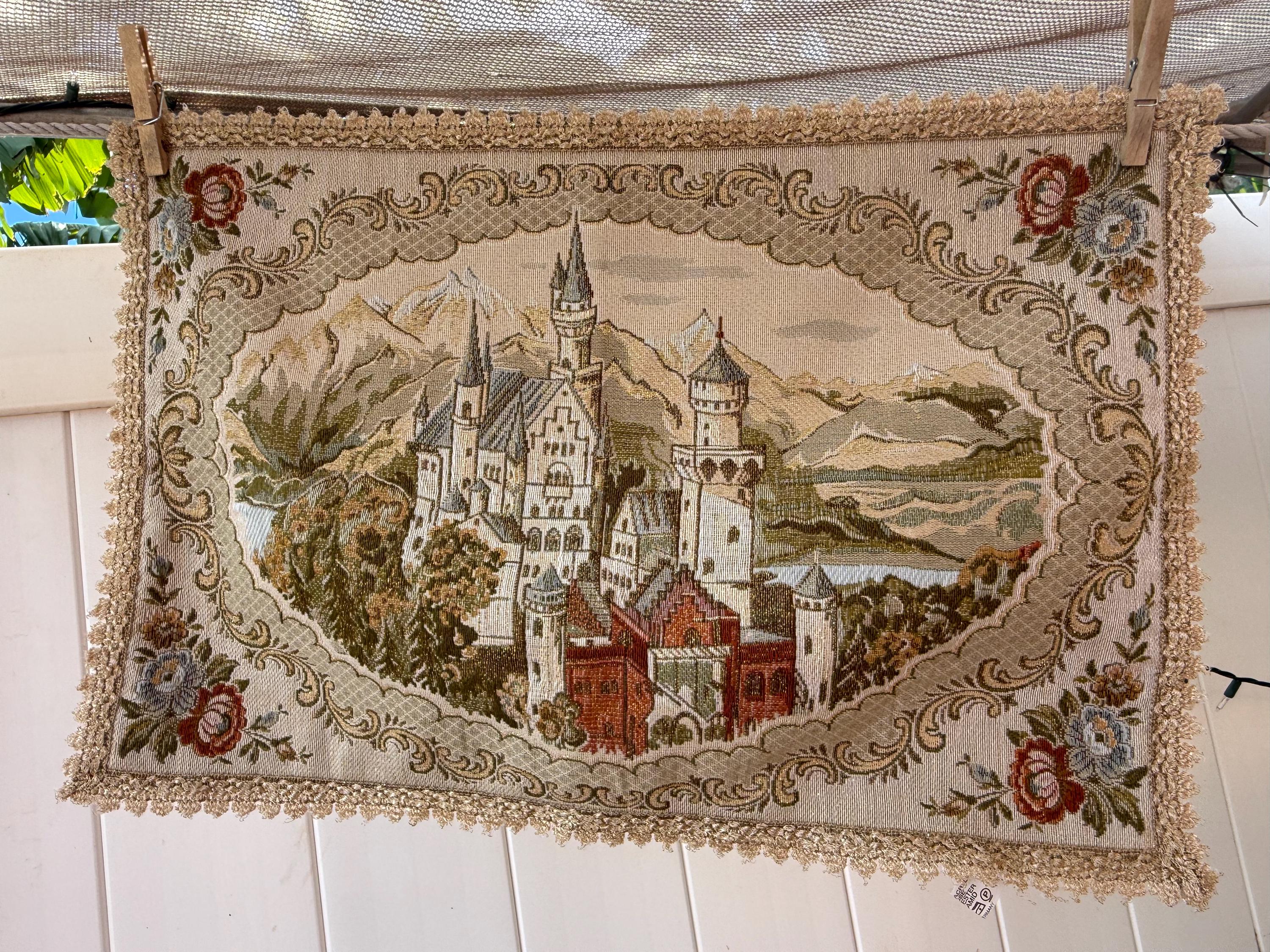 Vintage German Tapestry - Etsy