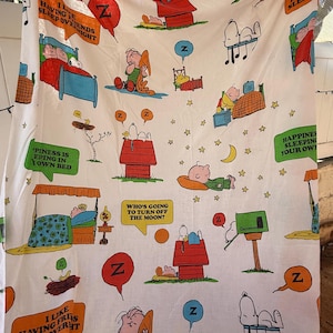 Vintage 70s Peanuts Sheets - Etsy