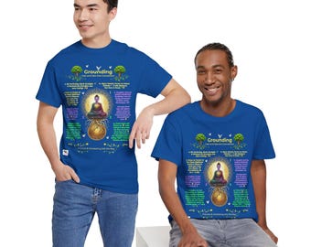 Grounding, Rejuvenation Tee | Spiritual Tool for Integrating Love, Unity & Wellbeing, (100%) Cotton, Unisex (NSD)
