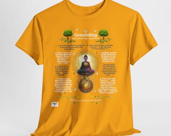 Limited Edition - Grounding, Rejuvenation Tee | Spiritual Tool for Integrating Love, Unity & Wellbeing, (100%) Cotton, Unisex (NSD)