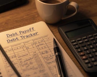 Debt Payoff Tracker Printable | Snowball & Avalanche | Simple Finance PDF
