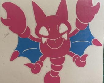 6" Glider Poke Vinyl Decal