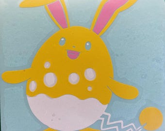 6" Big Pikablu Poke Vinyl Decal