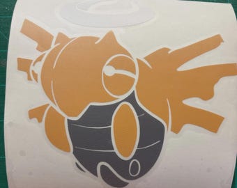 6" Ninja Poke Vinyl Decal