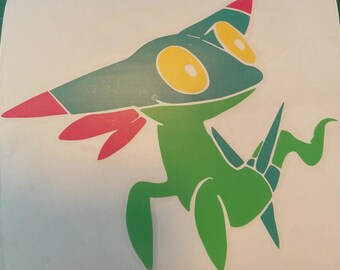 6" Creepy Poke Vinyl Decal