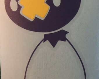 6" Balloon Poke Vinyl Decal