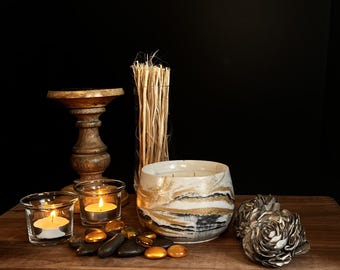 Hades Scented Candle - Mahogany Coconut & Charcoal Tonka 9 oz