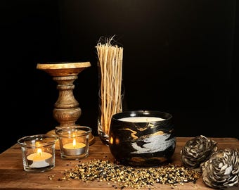 Hephaestus Scented Candle - Volcano (Citrus) & Rosemary Mint 9 oz