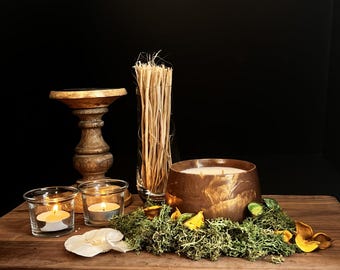 Artemis Scented Candle - Oakmoss, Amber & Verbena 9 oz