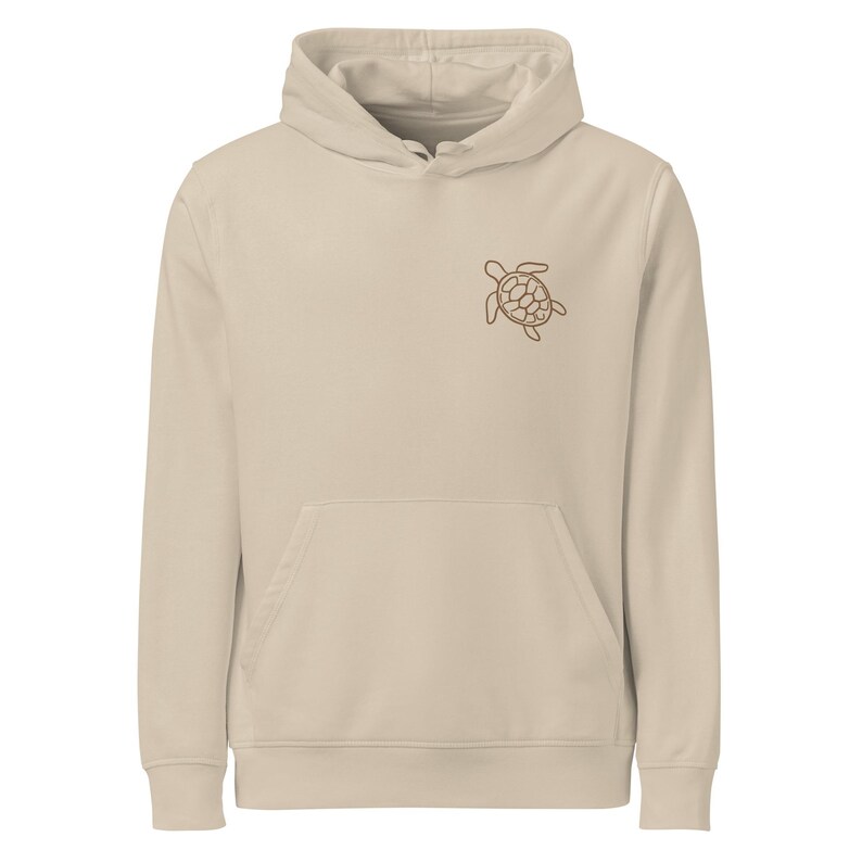 Ocean Child Hoodie Damen  | Oversized Hoodie mit Rückenprint | Beige Kapuzenpullover | Coastal Style | Strand & Urlaub Outfit