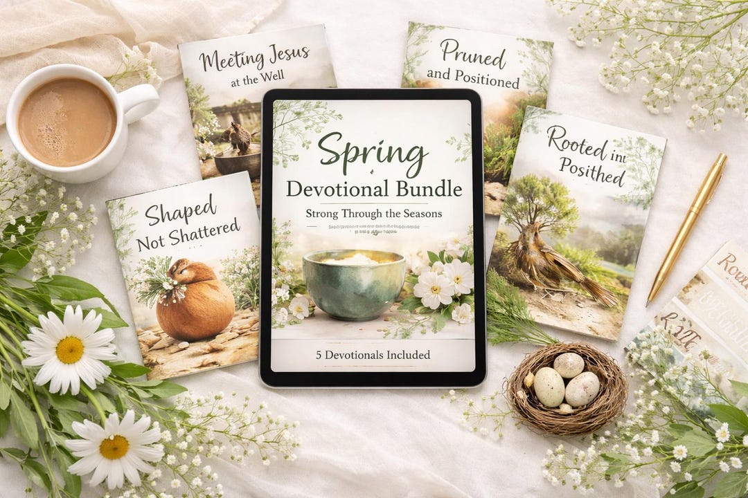 Spring Devotions Spring Devotional Bundle for Women, Christian Faith Journal (PDF) - Etsy