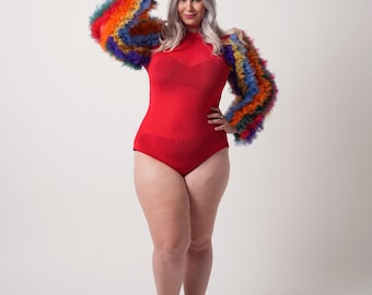 Sugar Rush Bodysuit Dance Leotard Drag Outfit