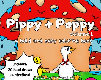 Pippy + Poppy, Vol.1 Coloring Book