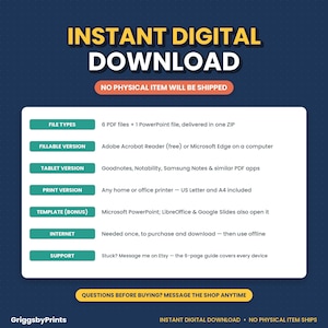 Instant Digital Download