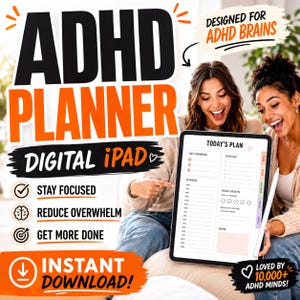 ADHD Digital Planner for iPad – Stay Focused Daily
