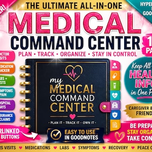 Medical Planner PDF: Health Organizer - Medication and Appointment Tracker