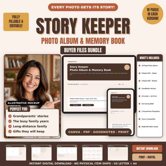 Story Keeper Family Photo Album
