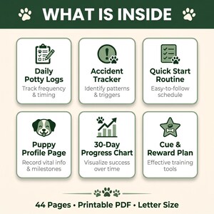 what is inside of a puppy training program?