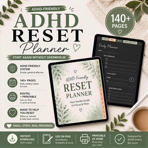 a flyer for a rest planner