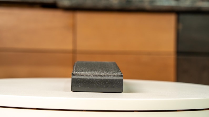 Close up of the high-performance PLA+ polyester composite build and pre-installed graphite tape for heat resistance.