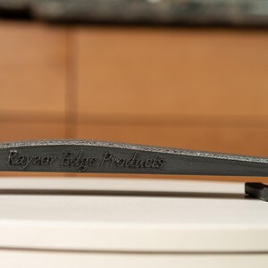 Close up of the high-performance PLA+ polyester composite build and pre-installed graphite tape for heat resistance.