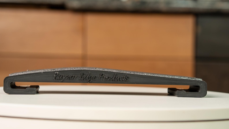Close up of the high-performance PLA+ polyester composite build and pre-installed graphite tape for heat resistance.