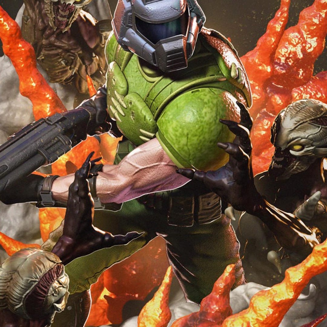 Doom Guy STL | 1/6 Scale | 3D Print File Model Download - Etsy