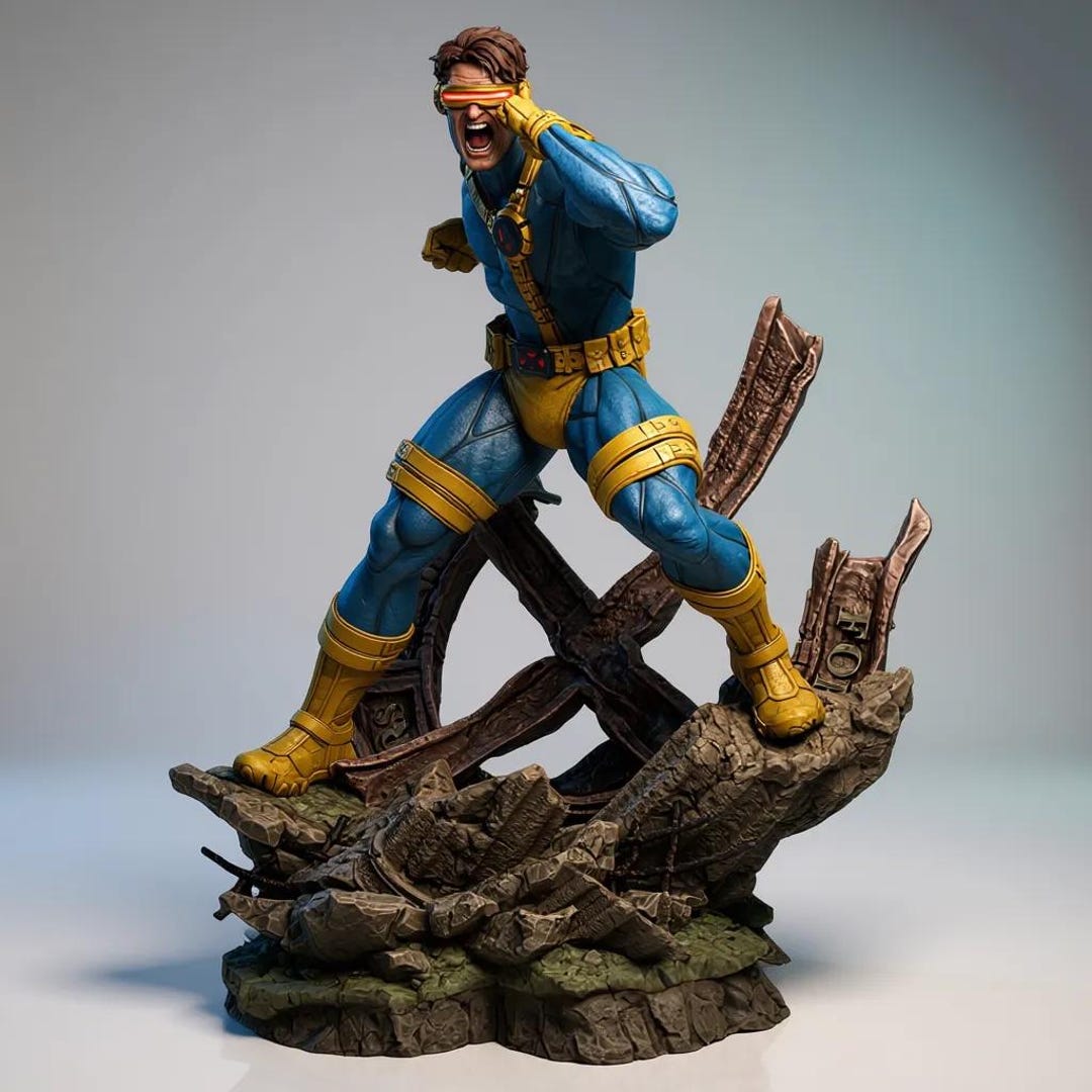 Cyclops X-men STL File for 3D Printing - Etsy