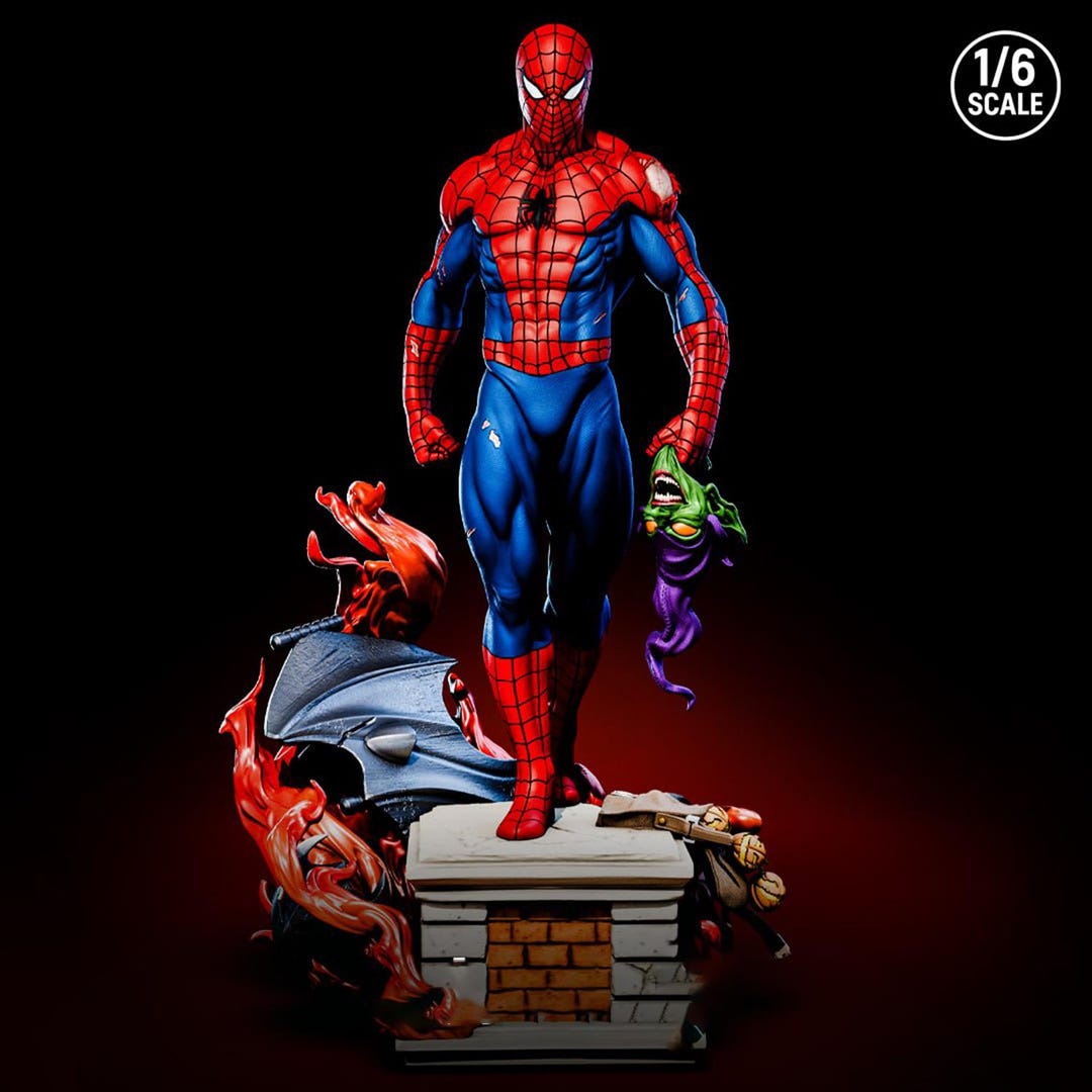 Spiderman STL | 1/6 Scale | 3D Print File Model Download - Etsy Australia