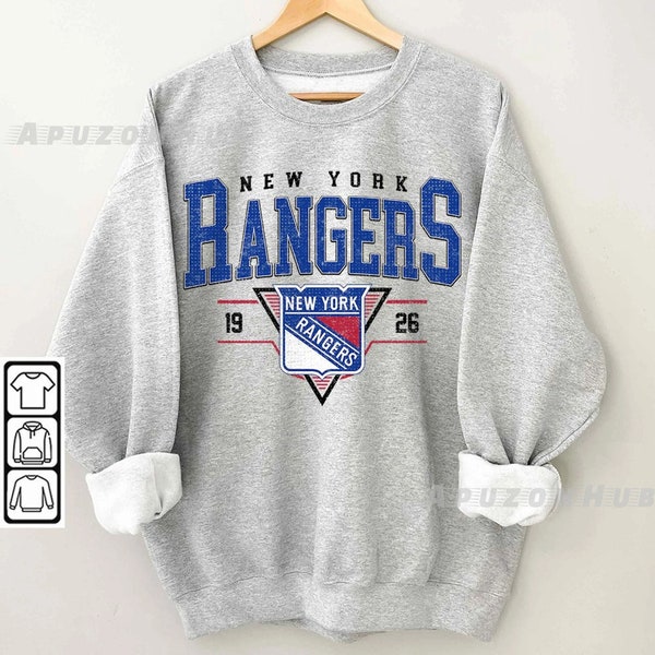 Vintage 90s New York Rangers Shirt, Crewneck New York Rangers Sweatshirt, Jersey Hockey Gift For Christmas 3110 LTRP