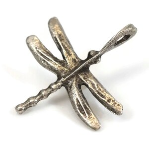 Dragonfly - 29mm Pewter - Mykonos Beads - Pkg 2