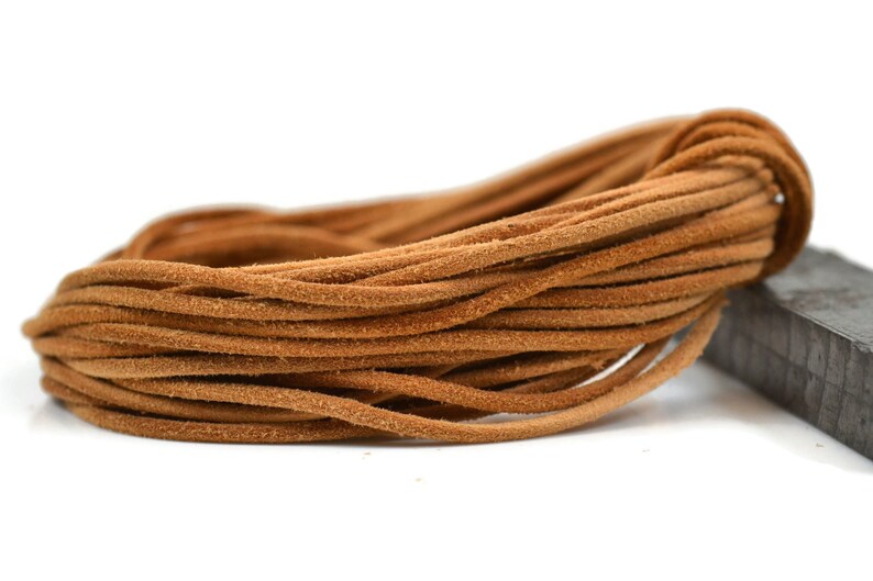 2mm Natural Greek Rawhide Cord Round Matte Leather Etsy