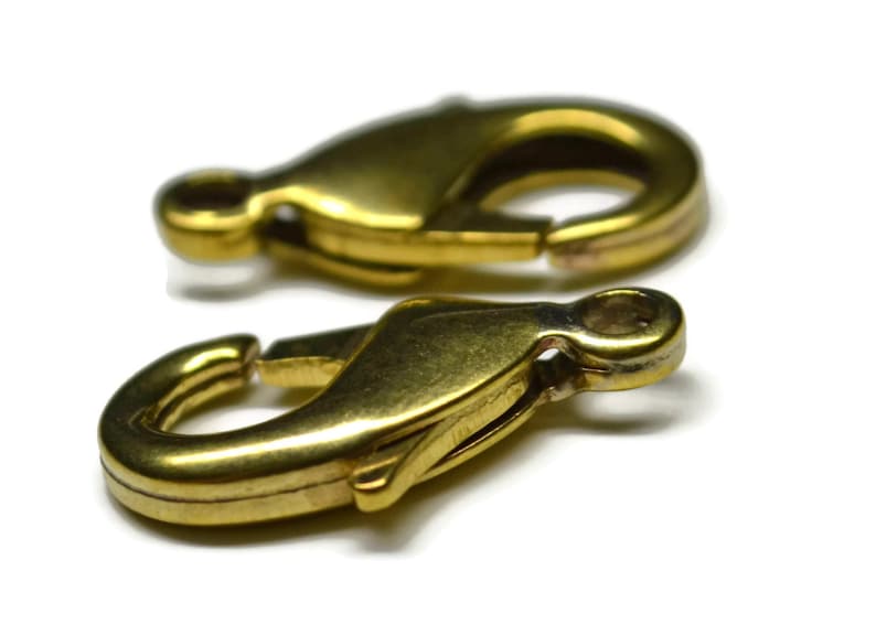 Extra Large Lobster Claw Clasp 22.5mm Raw Brass Lead Etsy