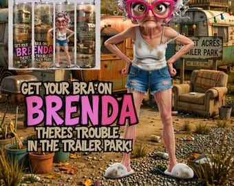Funny Tumbler Wrap PNG, Sarcastic Trailer Park Humor, Gen X Design (Digital Download)
