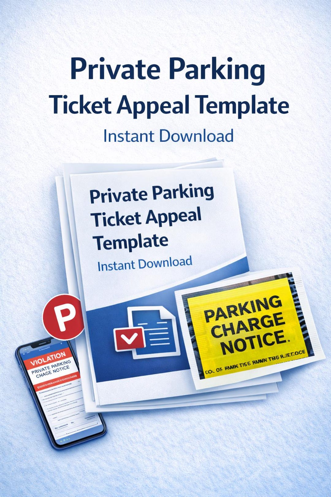 Private Parking Ticket Appeal Letter Template – UK PCN – Instant ...