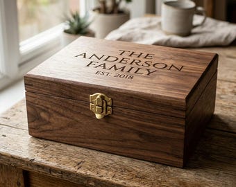 Wooden Keepsake Box Woodworking Plan | DIY Memory Blueprint | Digital Build Guide