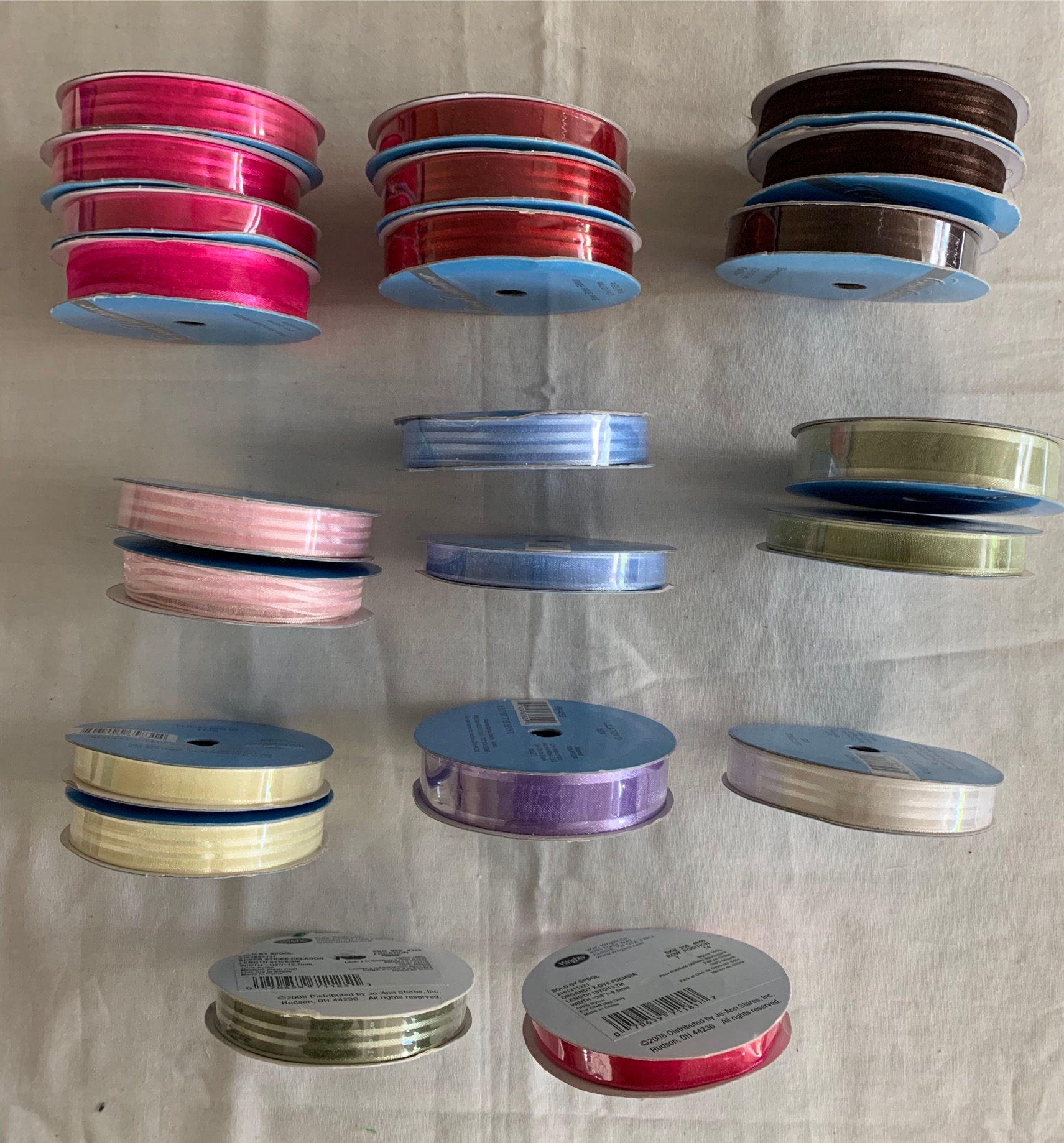 Ribbons in Different Colors & Widths for Holidays - Etsy UK