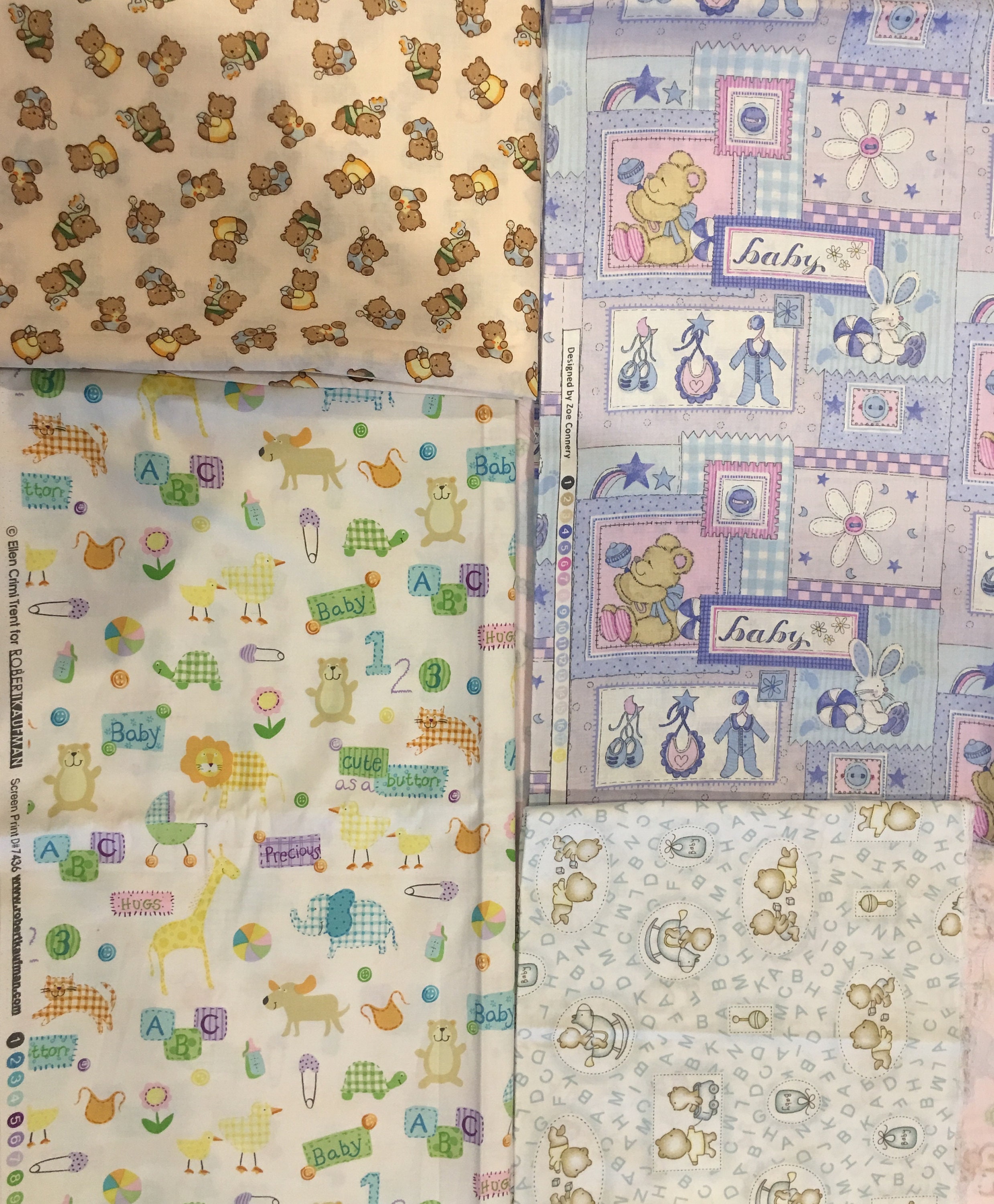 Baby neutral designer fabrics beautiful prints free shipping on 35.00