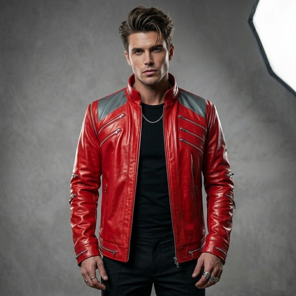 Buy Ultimate Michael Jackson “beat It” Red Jacket | Men's Faux