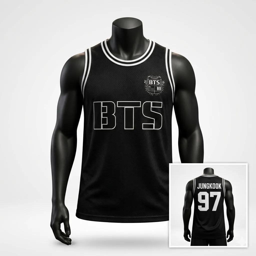 BTS Concert Jersey, Custom Kpop Sports Shirt, Personalized Name