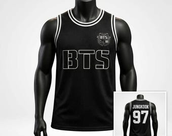 Personalized BTS Concert Jersey, Custom Bangtan Sports Shirt, Kpop Merch with Name & Number, Fan Gift, Concert Outfit Jersey