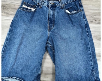 EUC Vintage US Polo Assn 1890 Herren Blau Jeans mit geradem Bein Größe 32 Jorts