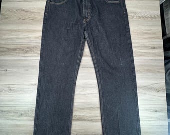 VTG Rocawear Herren Classic Fit Baggy Indigo Denim Jeans Besticktes Logo W46 L34