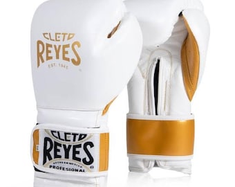 Spersonalizowane skórzane rękawice bokserskie Cleto Reyes, spersonalizowany prezent na Walentynki