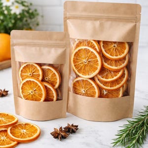 Getrocknete Orangenscheiben für Wohnkultur, Simmer Pot & Kerzenherstellung, natürliche Zitrus Beutel