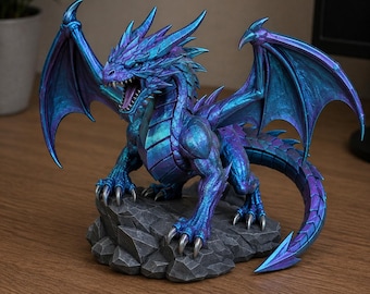 11種類の精巧なドラゴンSTLモデル｜ファンタジートレイ、キーホルダー（デジタルダウンロード）
