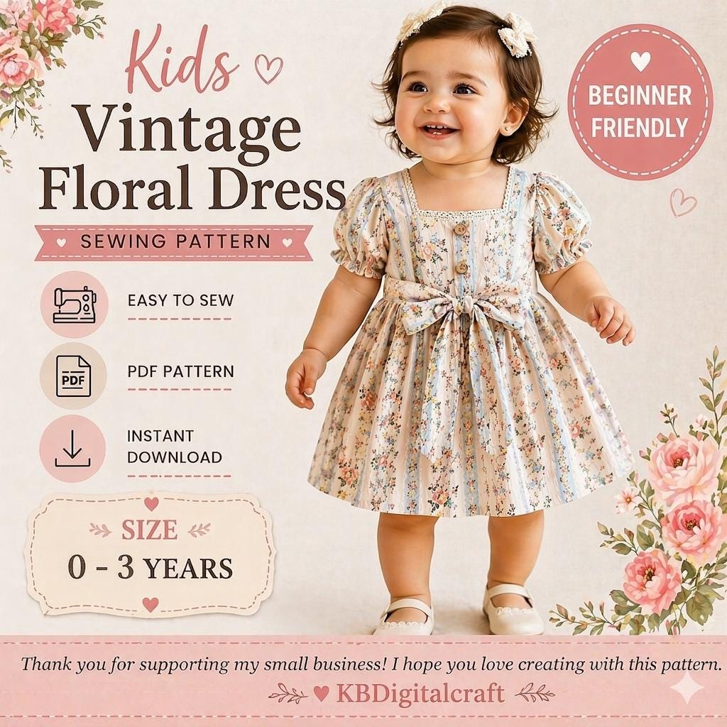 Vintage Easter Dress - Etsy
