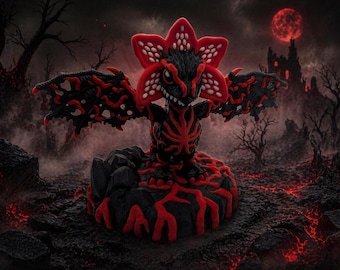 Dragón Flor Abisal – Guardián de Lava de Fantasía Oscura